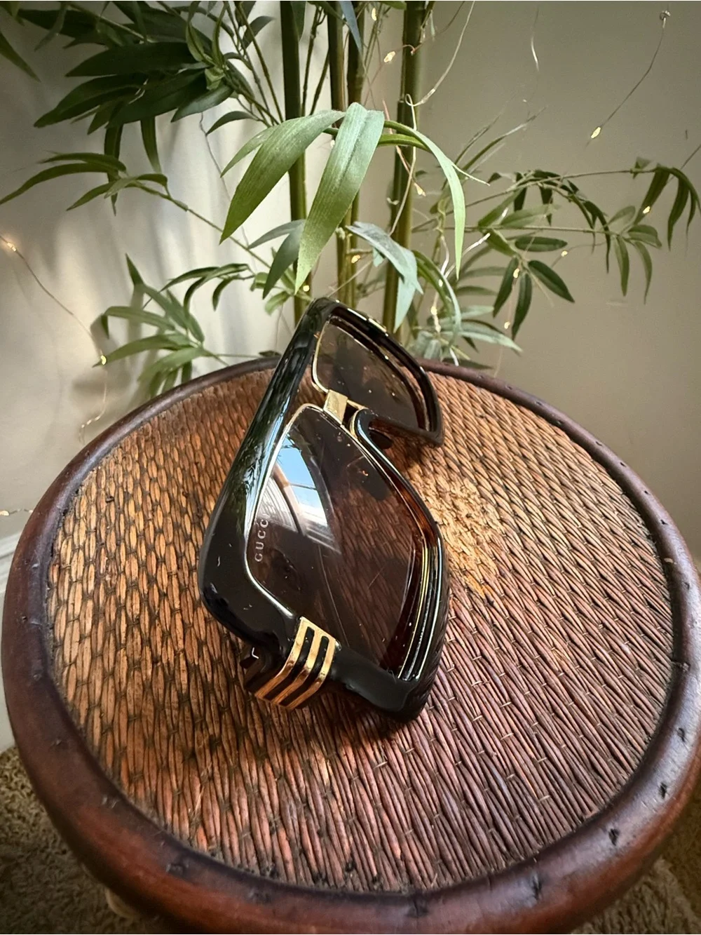 Gucci GG0900S Aviator tortoise Sunglasses - Unisex